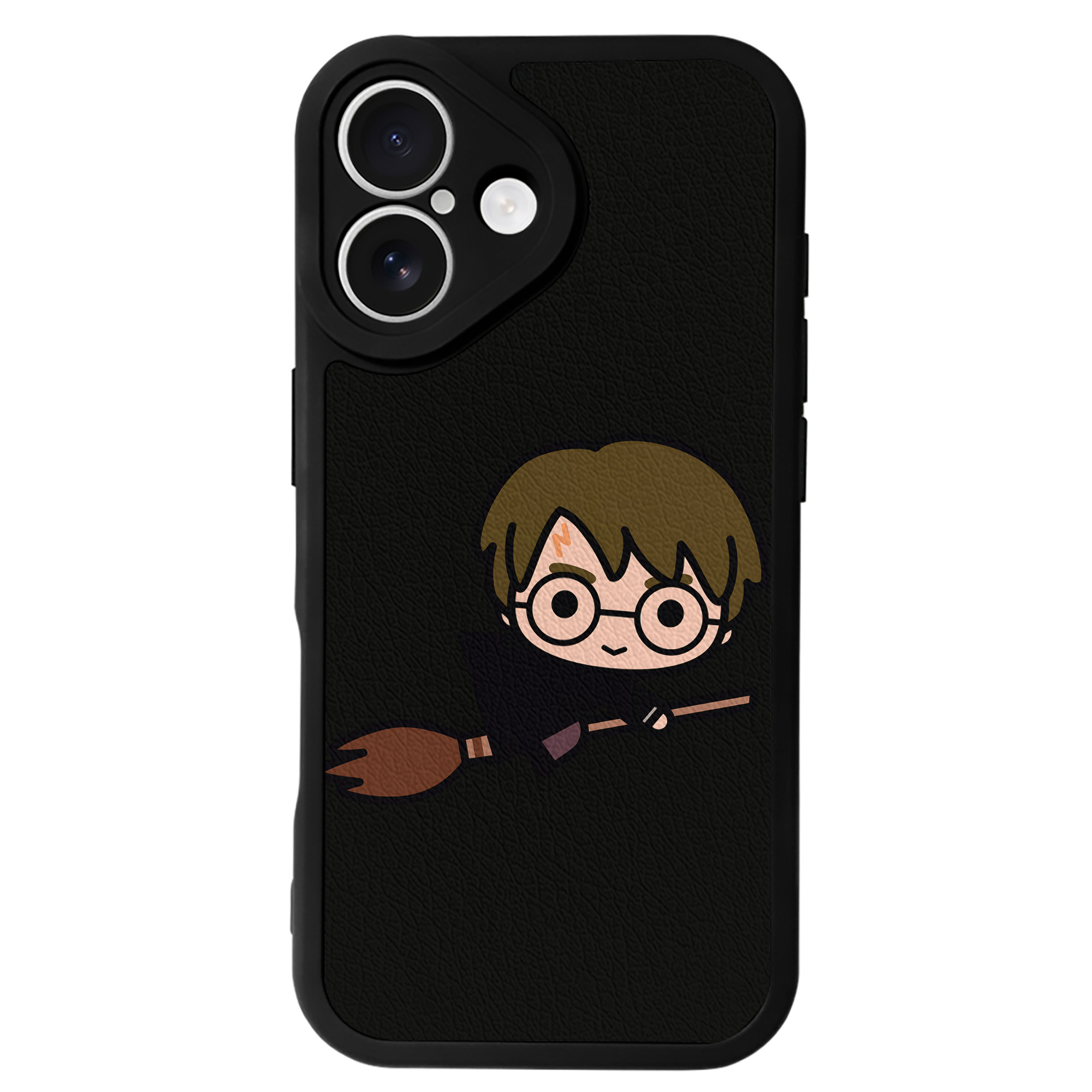 （画像用） Harry Potter ハリー・ポッターシリーズ 【iPhone 16シリーズ対応】シリコンスマホケース（レザー調） 材質：シリコン